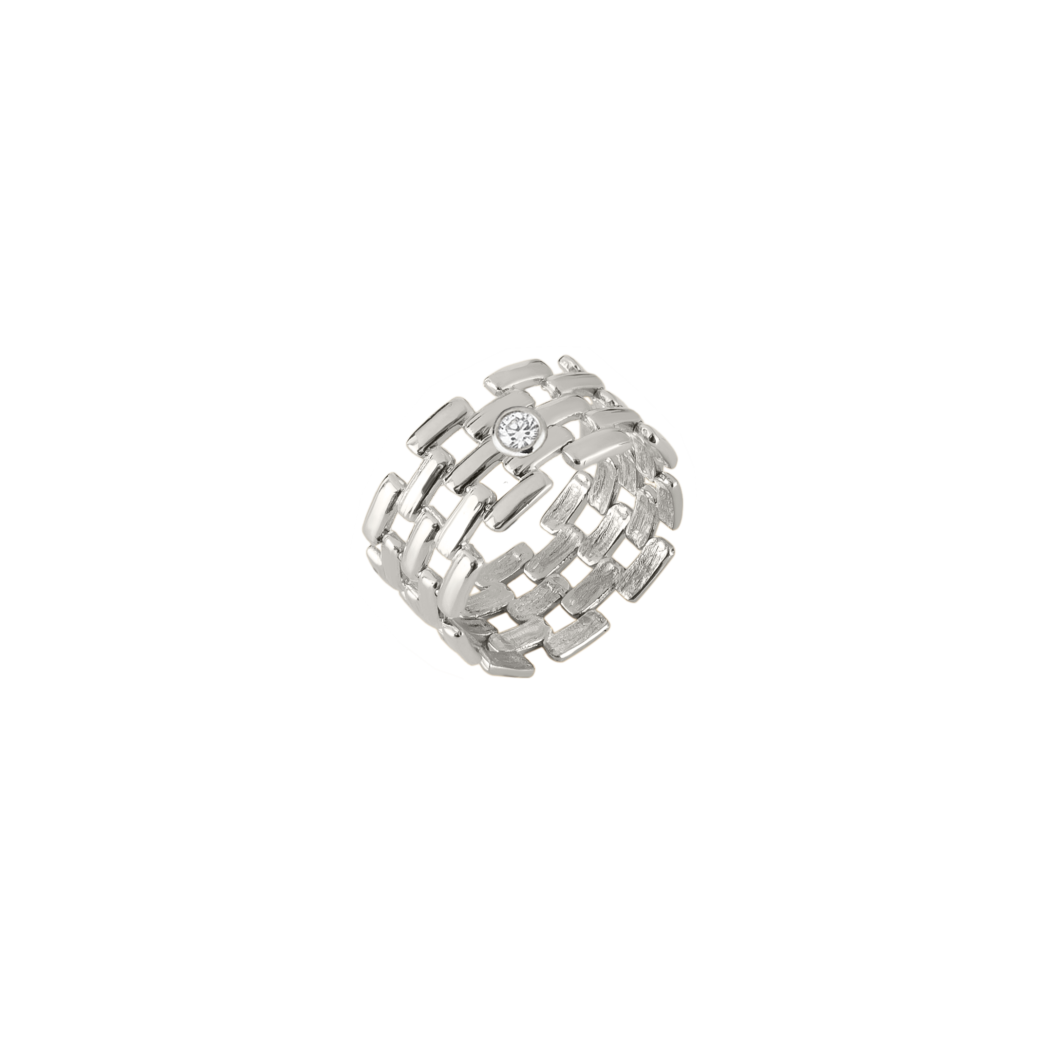 Anel Vínculos com Pedra